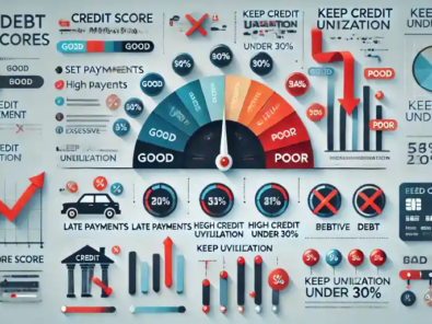 what will happen to your credit score if you do not manage your debt wisely?