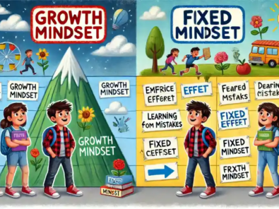 which of the following describes a growth mindset, as opposed to a fixed mindset?