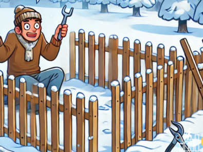 Winter Fence Installation