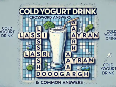 cold yogurt drink crossword