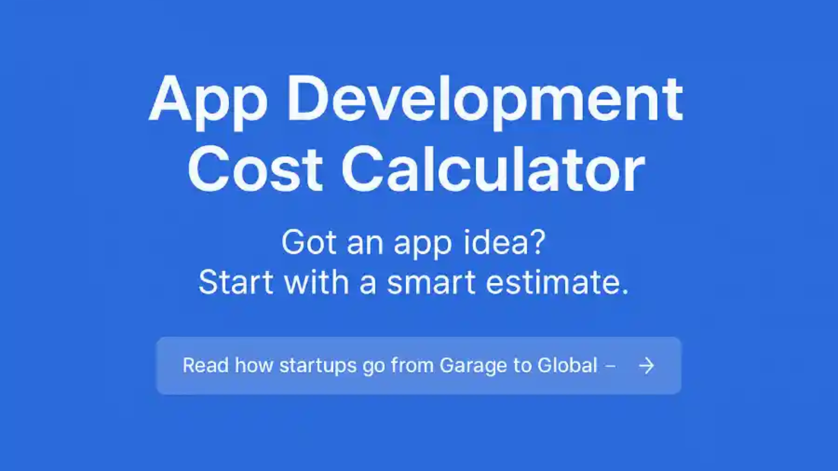 App Cost Calculator