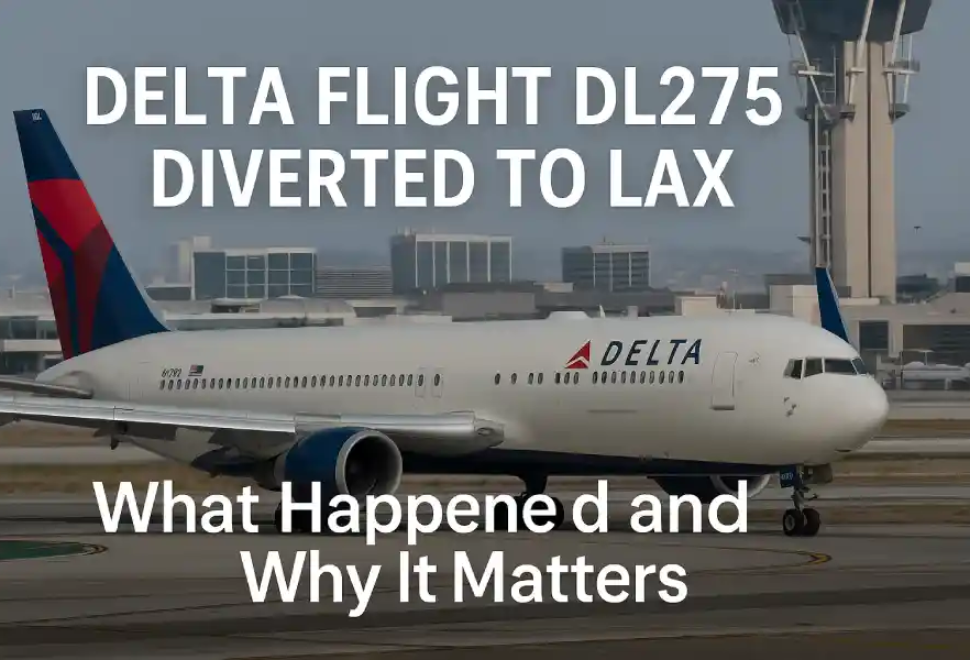 delta flight dl275 diverted lax