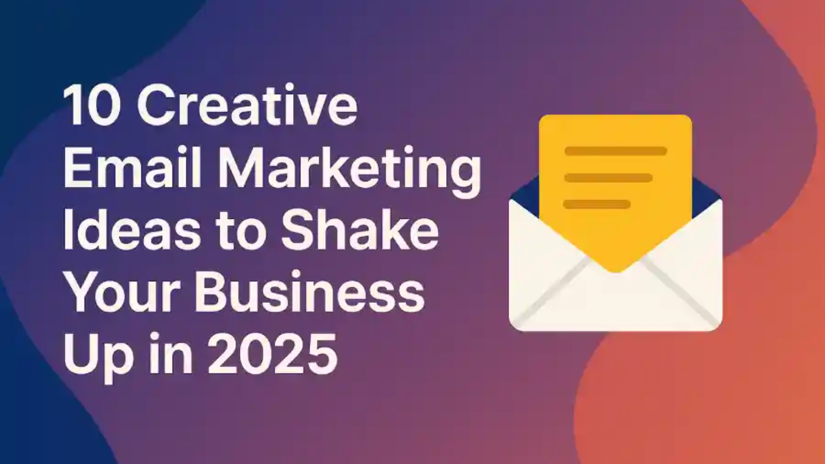 email marketing ideas to shake your business up