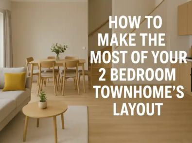 2 Bedroom Townhome’s Layout