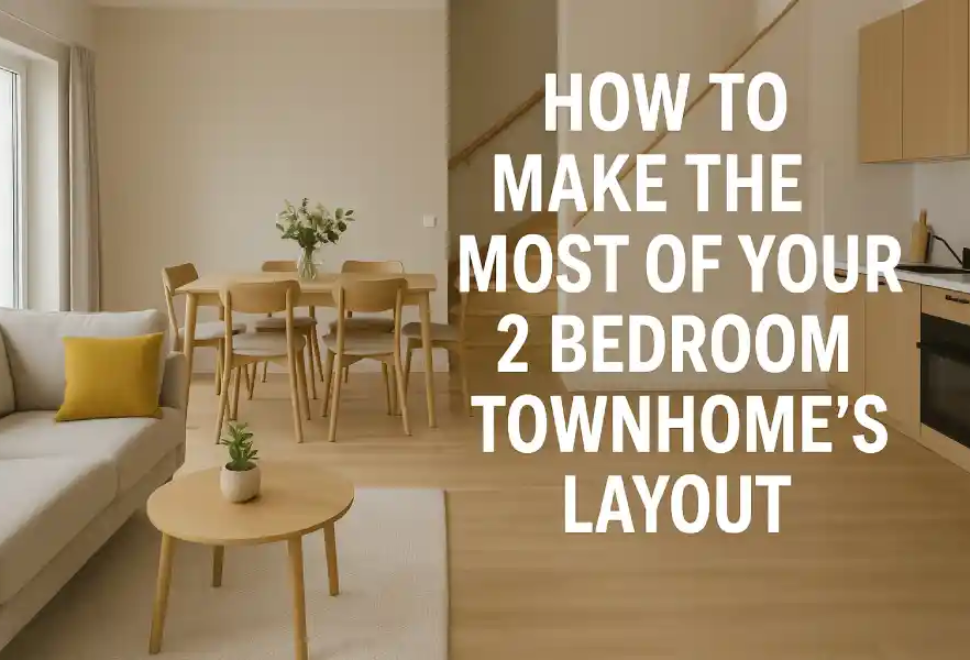 2 Bedroom Townhome’s Layout