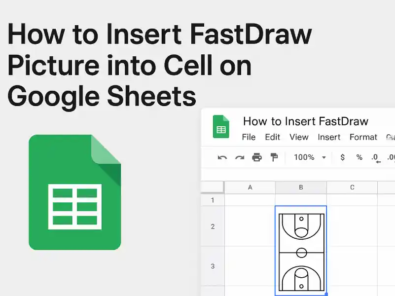 how to insert fastdraw picture into cell on google sheets