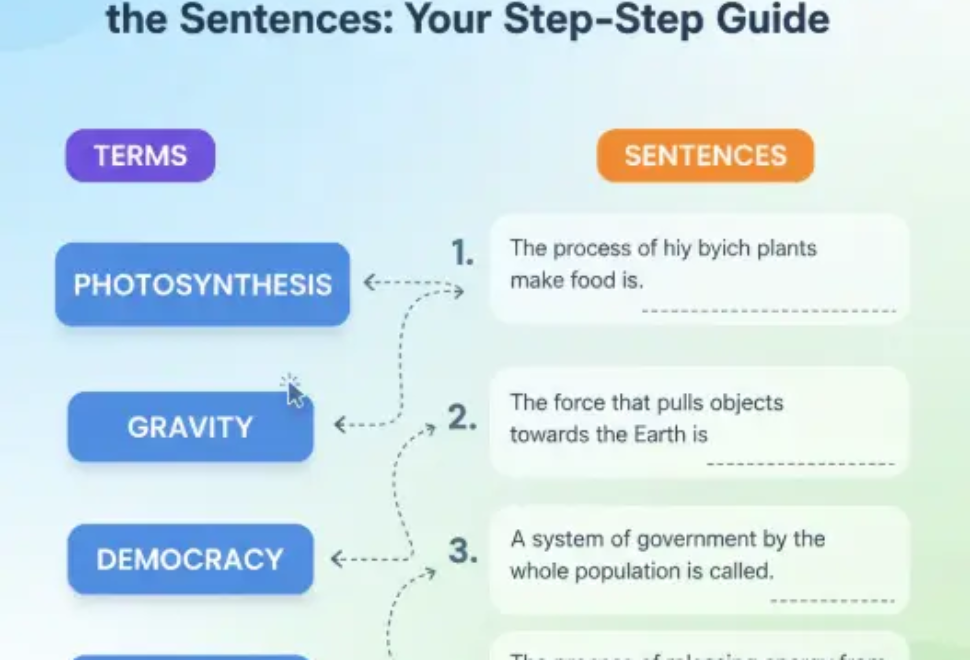 Drag the Terms on the Left to the Appropriate Blanks on the Right to Complete the Sentences: Your Step-by-Step Guide