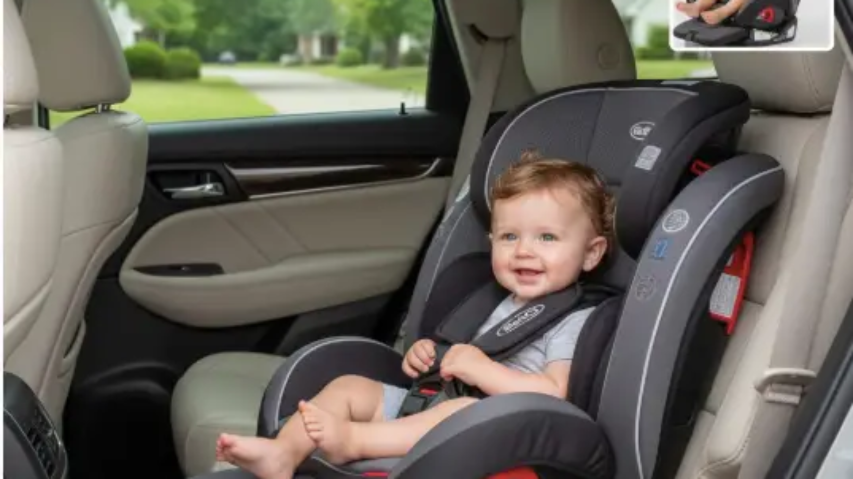 Graco 4Ever Extend2Fit DLX 4-in-1 Car Seat: Safe Ride from Baby to Big Kid