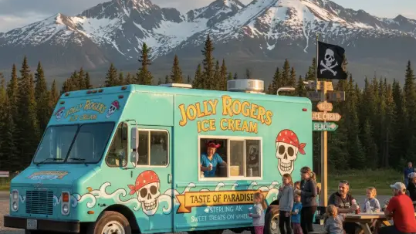 The Jolly Rogers Taste of Paradise Ice Cream Truck Sterling AK: Your Guide to Sweet Treats on Wheels