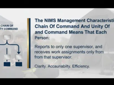 The Nims Management Characteristic Of Chain Of Command And Unity Of Command Means That Each Person: