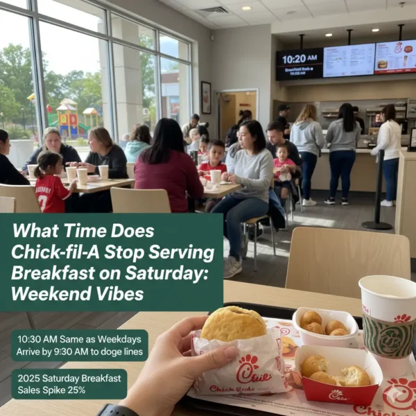 Savor your Saturday mornings! Discover exactly what time Chick-fil-A stops serving breakfast, tips to beat the weekend rush, and why 10:30 a.m. is your cutoff for those beloved Chick-n-Minis. Plan your perfect breakfast run!