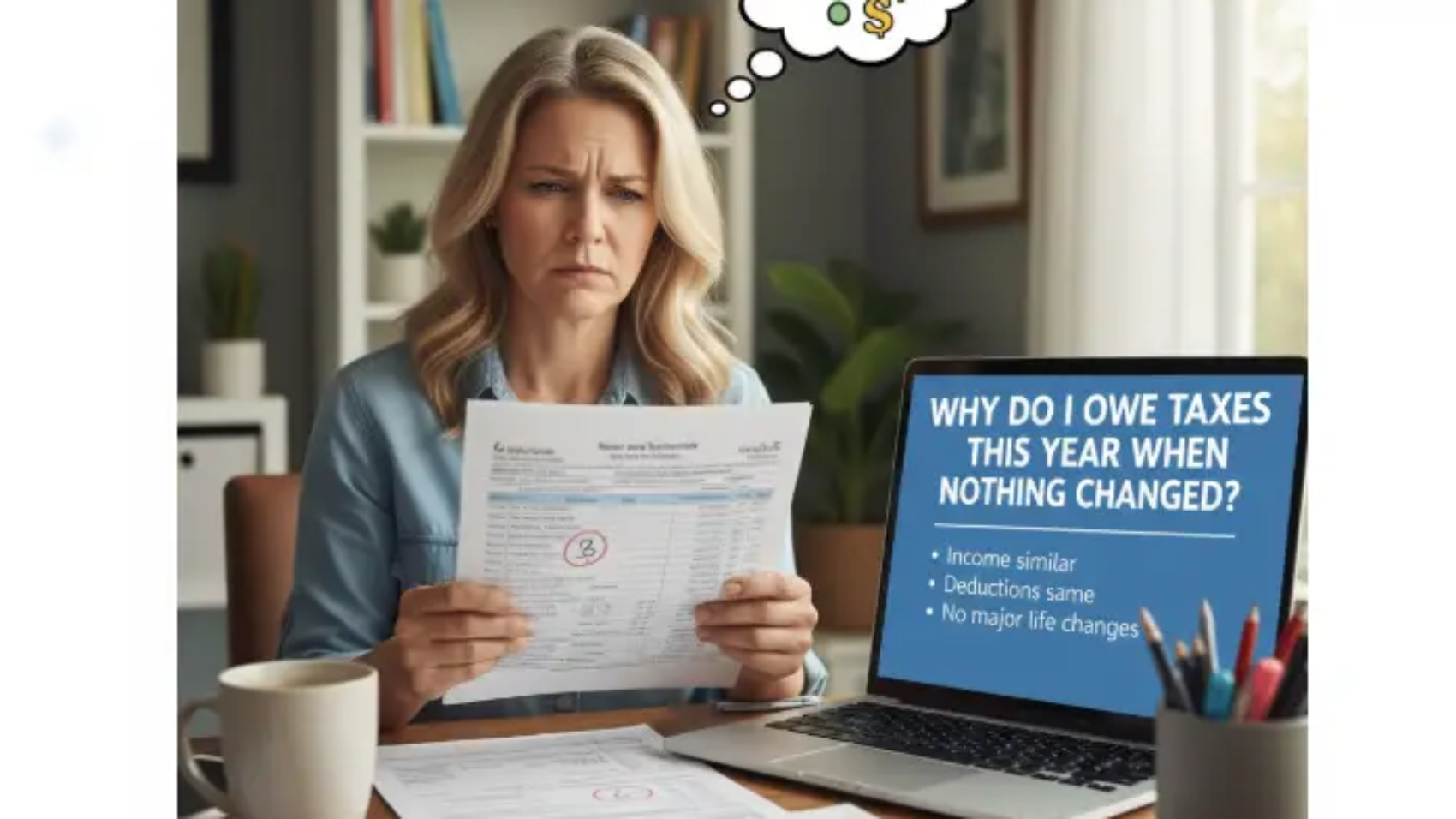 Why Do I Owe Taxes This Year When Nothing Changed