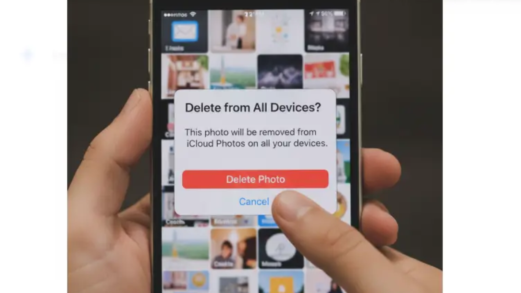 if i delete photos from iphone is it deleted from icloud
