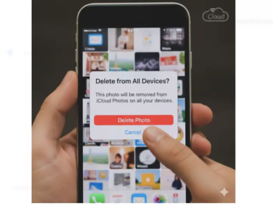 if i delete photos from iphone is it deleted from icloud