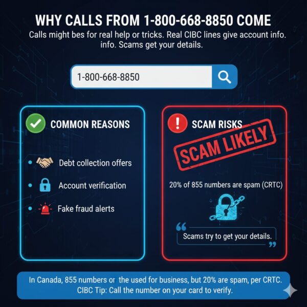 18006688850 - Is This CIBC Debt Call a Scam? Easy Guide for Canada Users