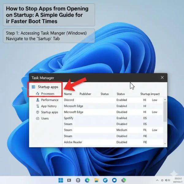 How to Stop Apps from Opening on Startup: A Simple Guide for Faster Boot Times