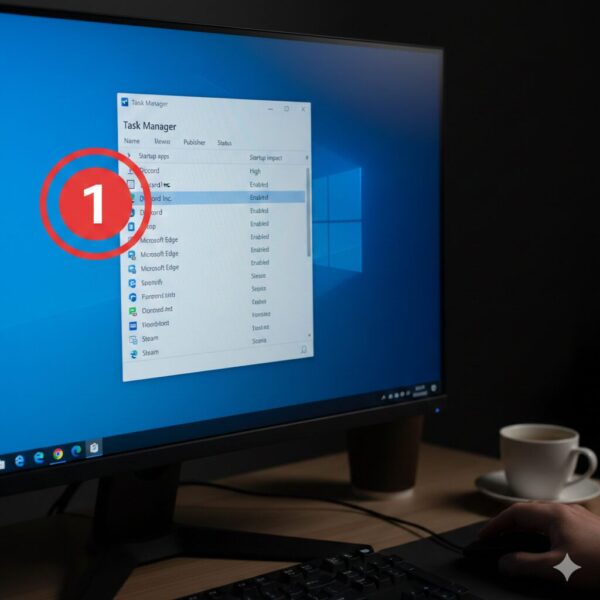 What Is the Startup App Labeled as 1 in Task Manager?