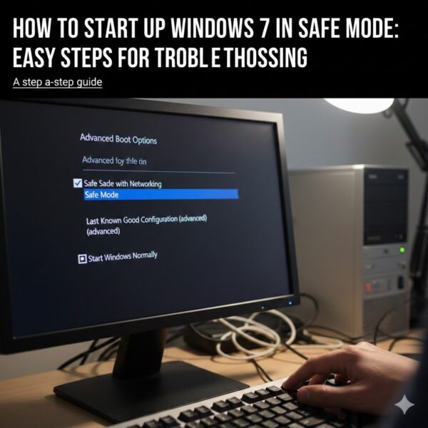 How to Startup Windows 7 in Safe Mode: Easy Steps for Troubleshooting