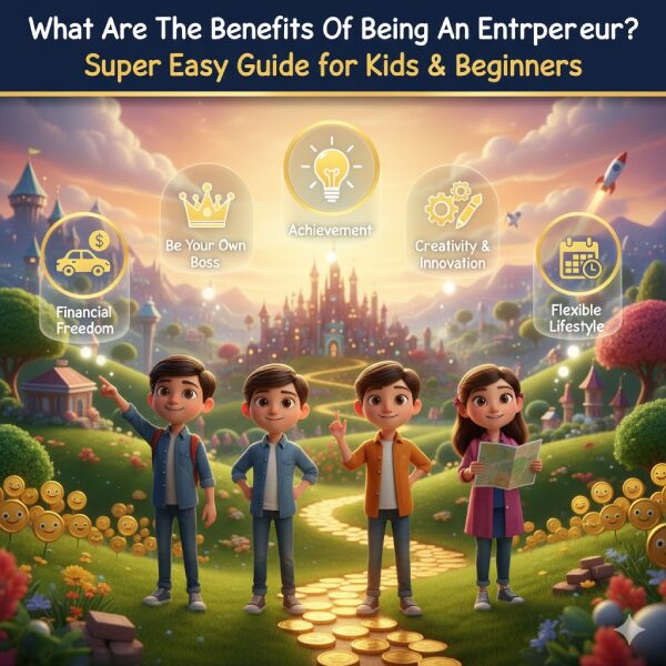 What Are The Benefits Of Being An Entrepreneur? Super Easy Guide for Kids & Beginners