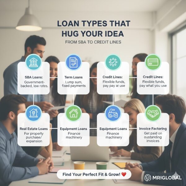 Loan Types That Hug Your Idea: From SBA to Credit Lines