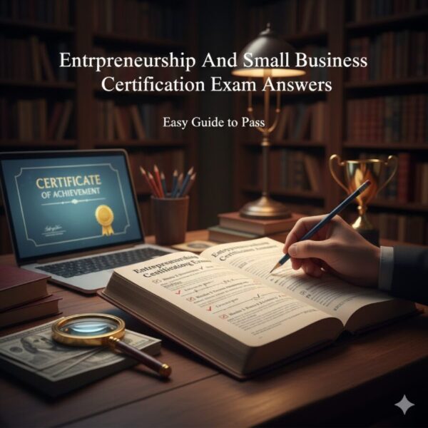 Entrepreneurship And Small Business Certification Exam Answers: Easy Guide to Pass