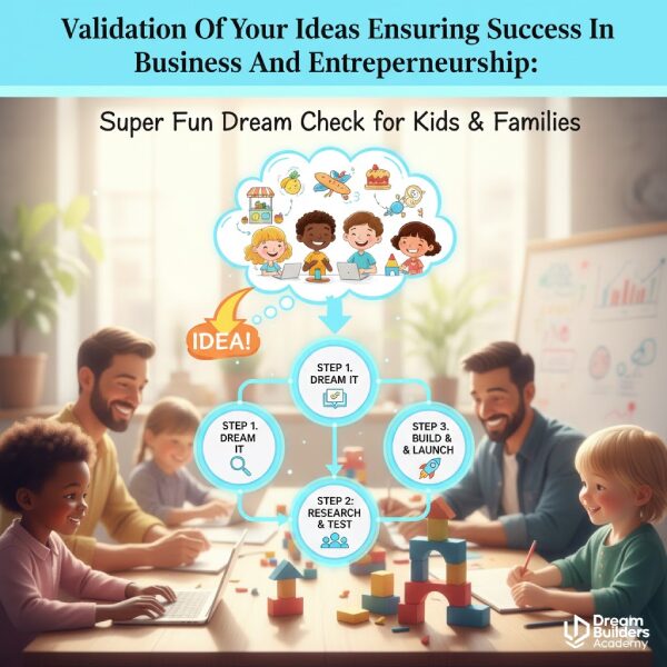 Validation Of Your Ideas Ensuring Success In Business And Entrepreneurship: Super Fun Dream Check for Kids & Families