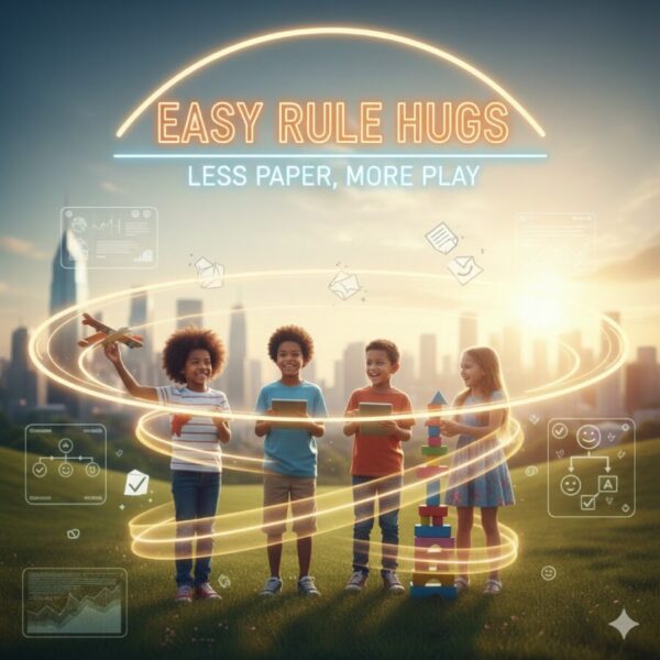 Easy Rule Hugs: Less Paper, More Play