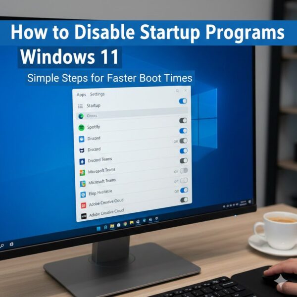 How to Disable Startup Programs Windows 11: Simple Steps for Faster Boot Times