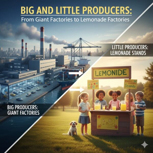 Big and Little Producers: From Giant Factories to Lemonade Stands