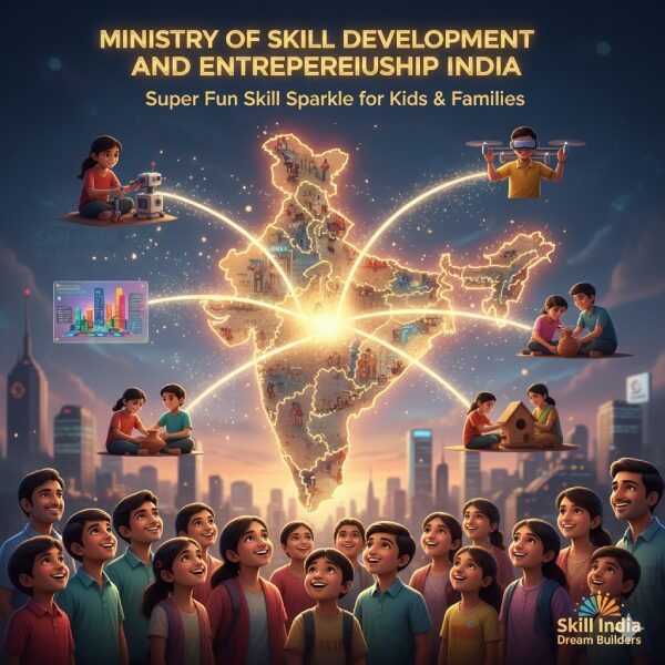 Ministry Of Skill Development And Entrepreneurship India: Super Fun Skill Sparkle for Kids & Families