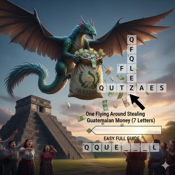 One Flying Around Stealing Guatemalan Money Crossword Clue – Easy Full Guide